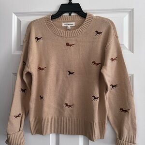 Lucky Brand Western motif sweater
